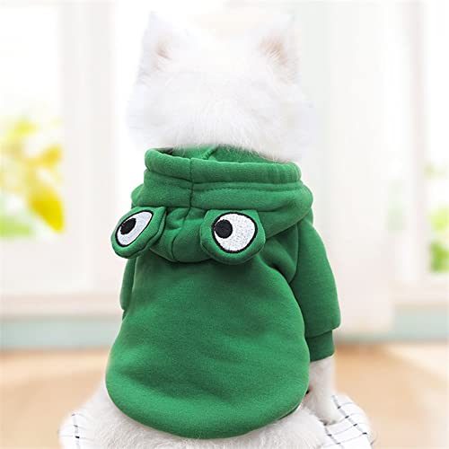 Cute Fruit Dog Winter Hoodie - Green XS