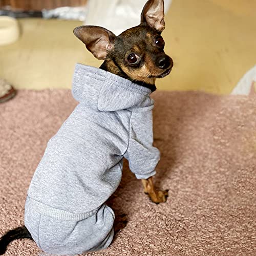 Cozy Dog Hoodie with Buttons, Warm Winter Pet Clothing