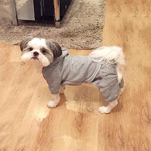 Cozy Dog Hoodie with Buttons, Warm Winter Pet Clothing