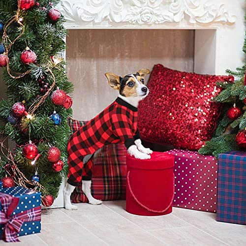 Buffalo Plaid Dog Sweater - Soft & Warm