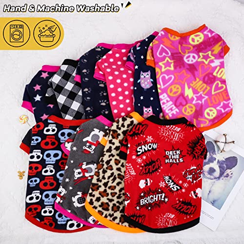 10-Piece Fleece Sweater Set for Small Dogs