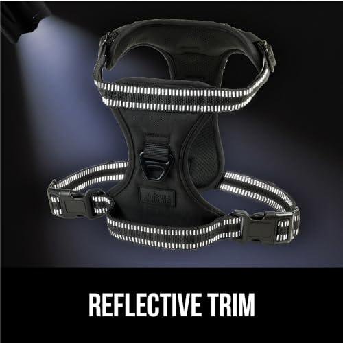 No-Pull Dog Harness with Comfortable Handle, Adjustable Straps