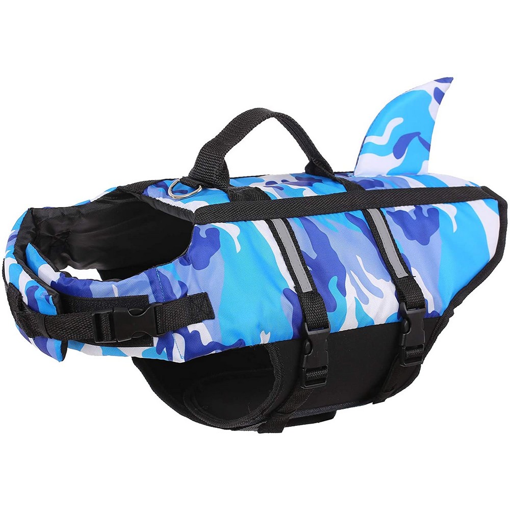 Dog Life Jacket Vest with Swimwear in Camouflage