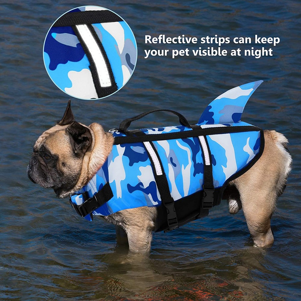 Dog Life Jacket Vest with Swimwear in Camouflage