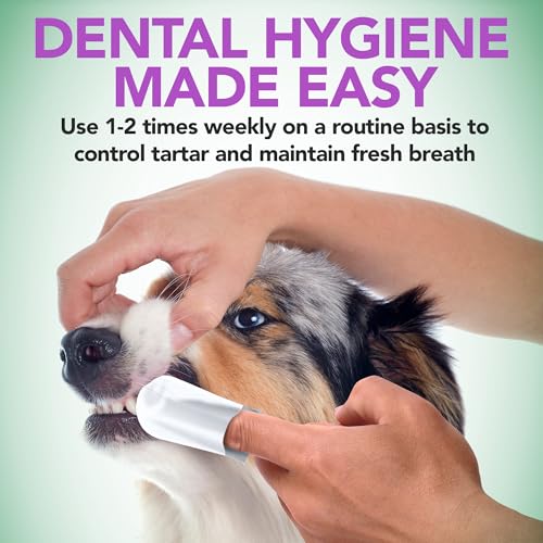 Vet's Best Dental Care Finger Wipes for Pets