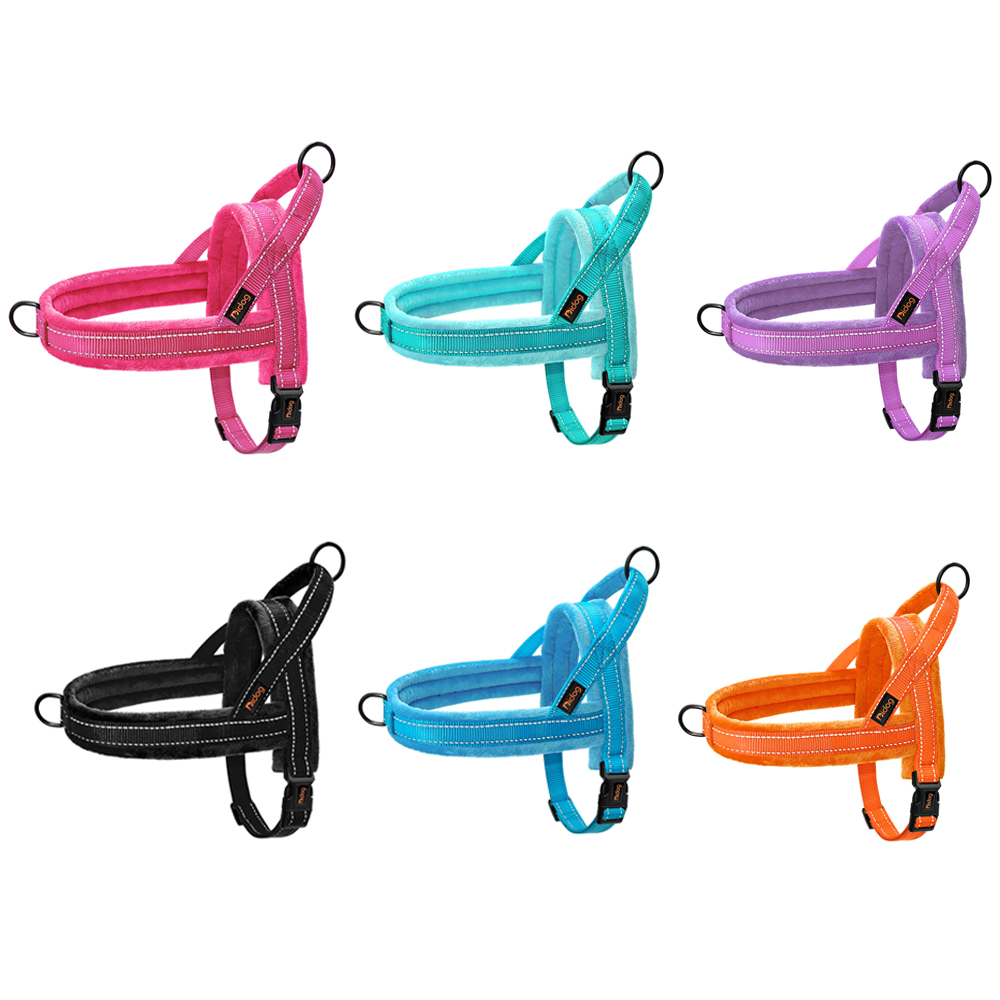 Cozy Winter Harness Vest for Small Large Dogs