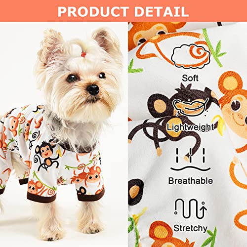 Small Dog Summer Pajamas - Soft and Stylish Onesies