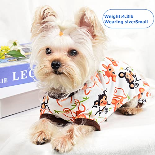 Small Dog Summer Pajamas - Soft and Stylish Onesies