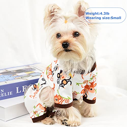 Small Dog Summer Pajamas - Soft and Stylish Onesies