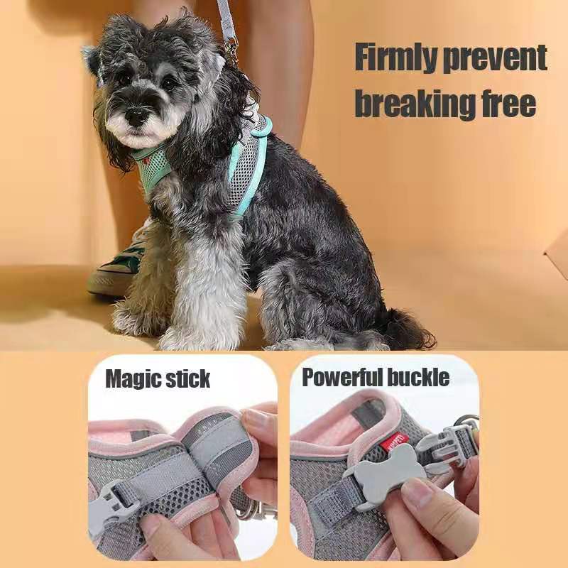 MADDEN Dog Cat Harness Vest with Reflective Trim