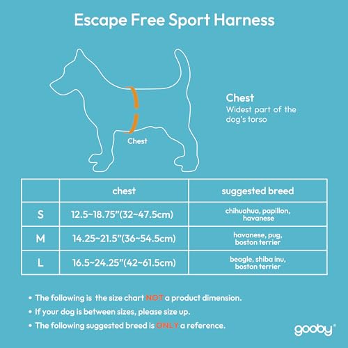 Pink Gooby Escape Free Sport Harness - Small Dogs