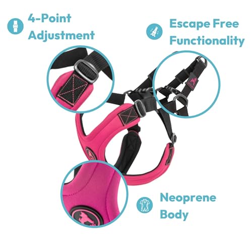 Pink Gooby Escape Free Sport Harness - Small Dogs