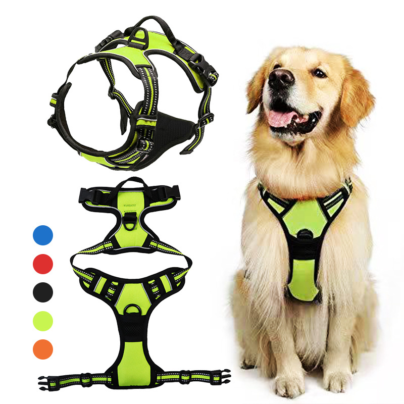 Adjustable Reflective Dog Harness for all Dog Sizes