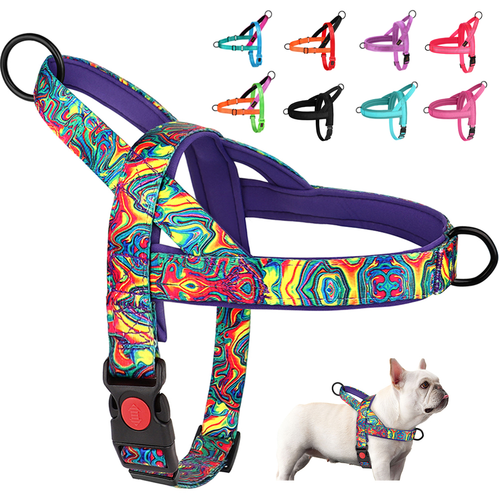 Soft Padded Nylon Dog Harness for Small, Medium, Large Dogs