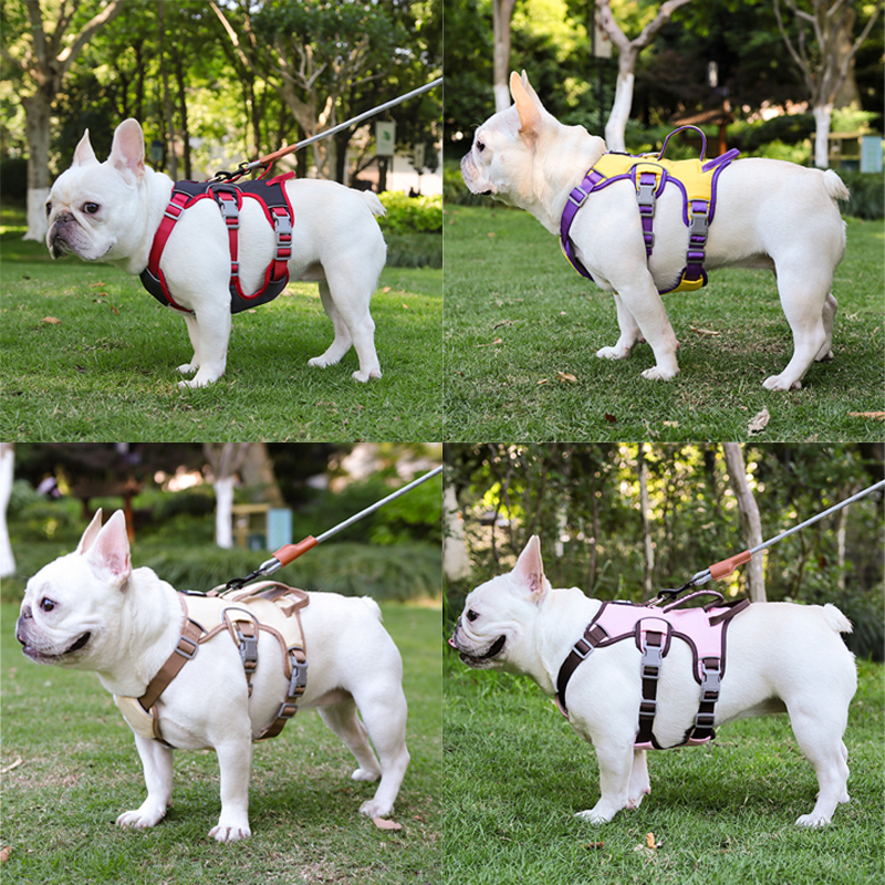 Reflective adjustable harness for small to large dogs