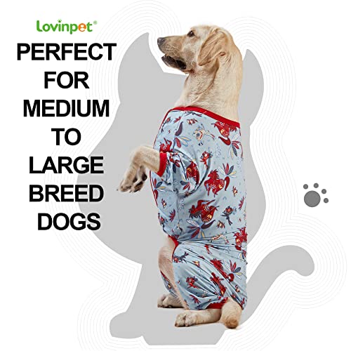 Giant Big Dog Pajamas, Rabbit & Wild Horse Print
