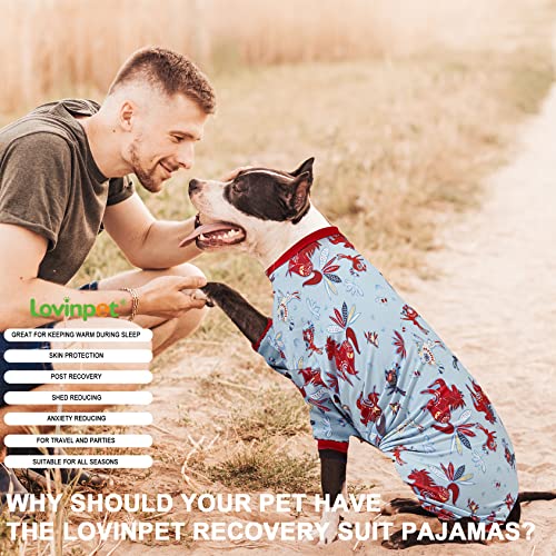 Giant Big Dog Pajamas, Rabbit & Wild Horse Print