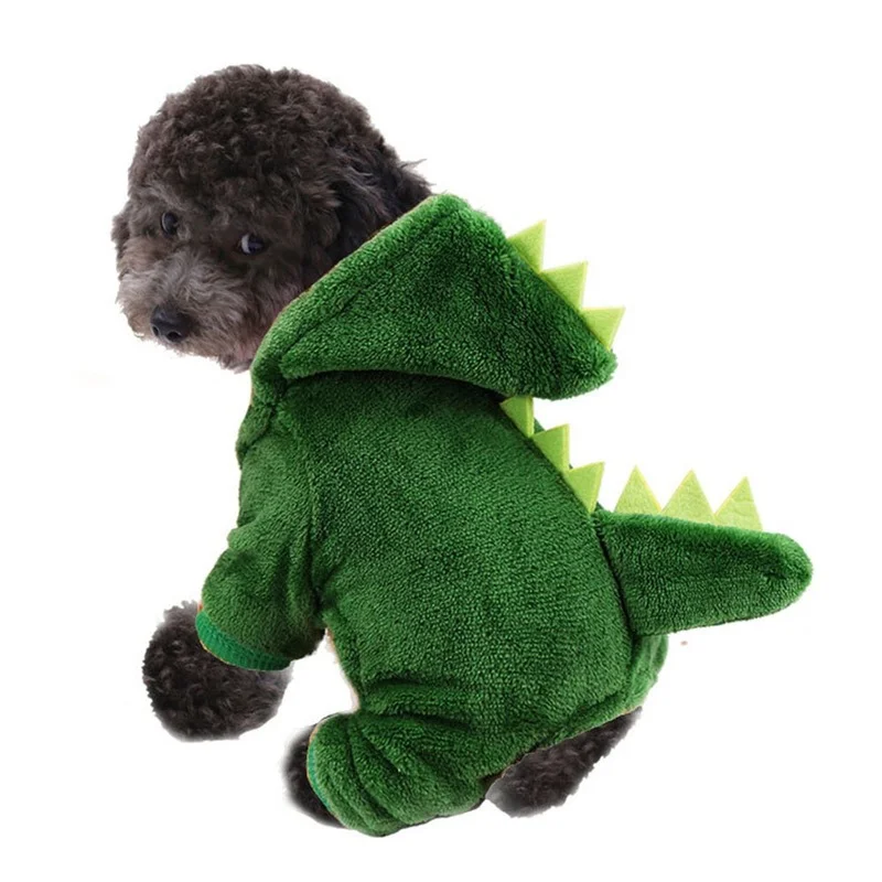 Funny Dinosaur Cosplay Costume for Small Dogs