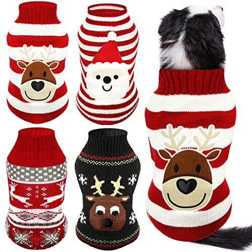 Dog Holiday Sweaters - Christmas Halloween Cosplay Clothes