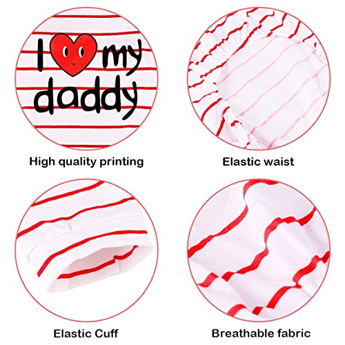 Cotton Dog Pajamas 2-Pack - Small/Medium Dogs, I Love Mommy/Daddy