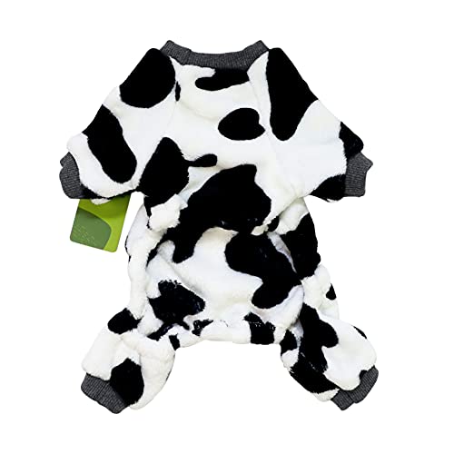 Adorable Milk Cows Pet Dog Winter Jumpsuit, Medium