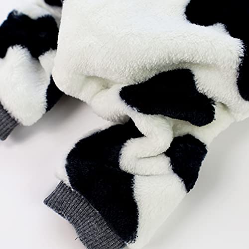 Adorable Milk Cows Pet Dog Winter Jumpsuit, Medium