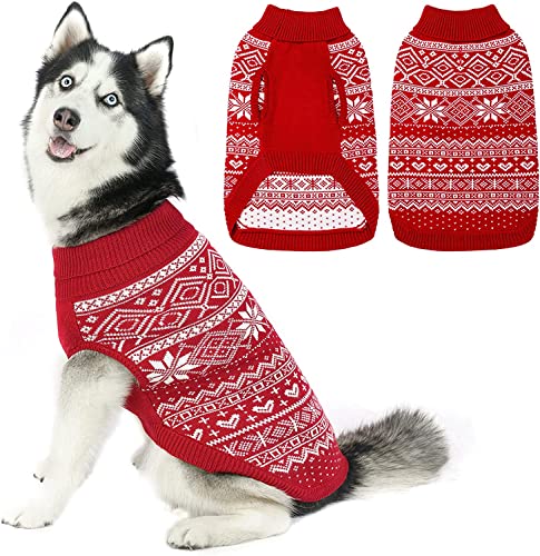 Argyle Dog Sweater - Warm Winter Coat, Pet Clothing