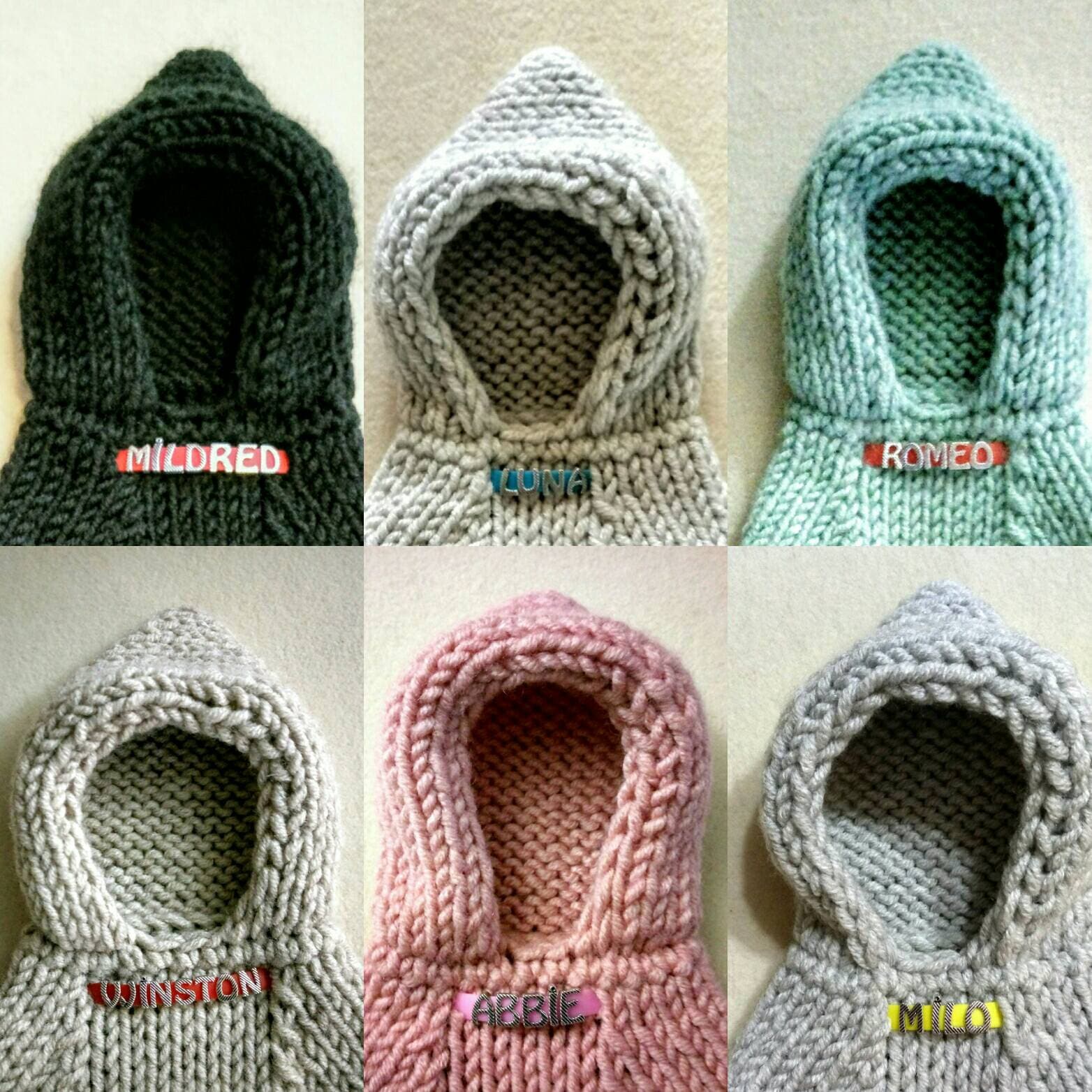 Personalized Knit Dog Hoodie - BubaDog