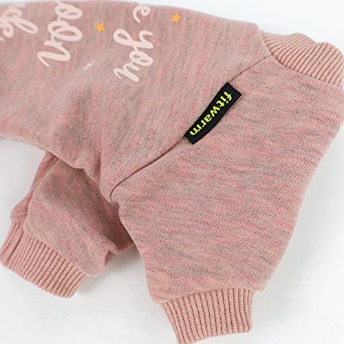 Fitwarm Pet Onesie: I Love You Dog Pajamas