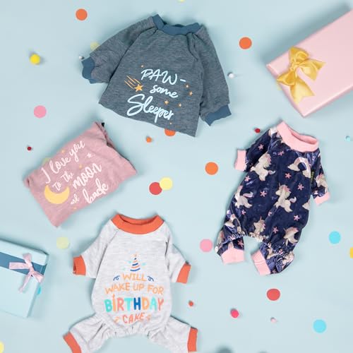 Fitwarm Pet Onesie: I Love You Dog Pajamas