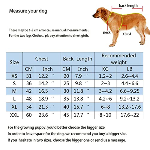 Christmas Dog Pajamas for Small-Medium Dogs, Pink