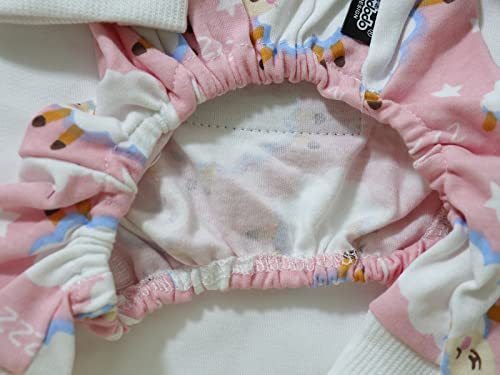 Christmas Dog Pajamas for Small-Medium Dogs, Pink