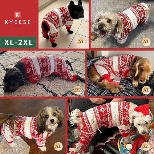 Christmas Snowflake Dog Pajamas for Small/Medium Dogs