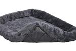 MidWest Quiet Time Pet Bed, Gray, 22" x 13"