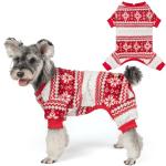 Christmas Snowflake Dog Pajamas for Small/Medium Dogs