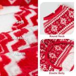 Christmas Snowflake Dog Pajamas for Small/Medium Dogs