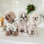 Embroidered Bear Waffle Home Vest for Dogs