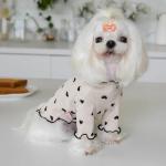 Embroidered Bear Waffle Home Vest for Dogs