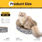 Conlun Oval Cat Scratcher Bed and Lounge