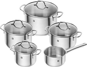 Zwilling Flow 5-Piece Induction Stainless Steel Cookware Set