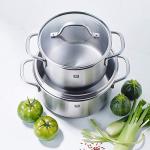 Zwilling Flow 5-Piece Induction Stainless Steel Cookware Set