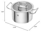 ZWILLING Pro 7.9-Inch Stainless Steel Stew Pot