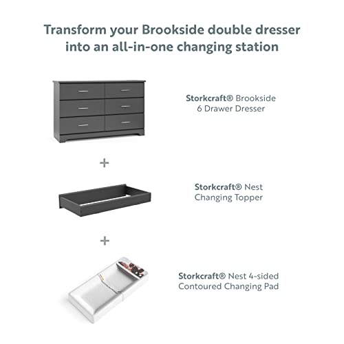 Brookside 6 Drawer Double Dresser for Kids
