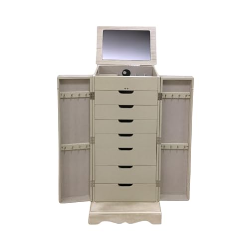 Hives and Honey Chelsea Jewelry Armoire, Taupe Mist