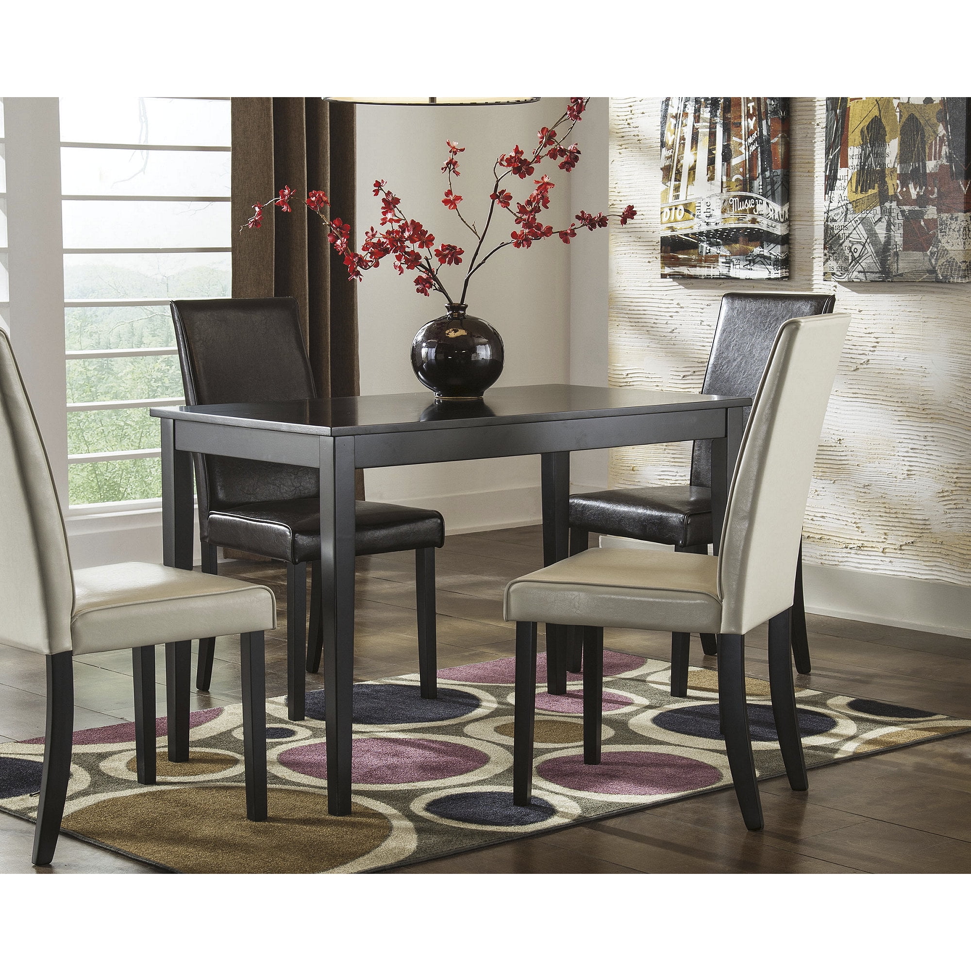 Ashley Kimonte Black Dining Room Table