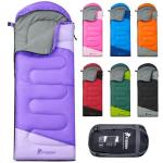 Lightweight Water-Resistant Sleeping Bag for Adults