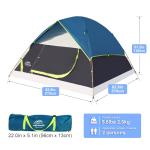 9-Piece Camping Set with Tent, Sleeping Gear, Hammocks