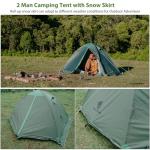 GEERTOP Waterproof 2-Person 4-Season Backpacking Tent