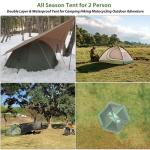 GEERTOP Waterproof 2-Person 4-Season Backpacking Tent
