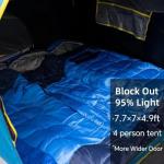 LOYEAHCAMP 4-Person Waterproof Family Camping Tent